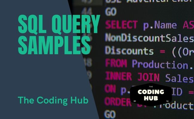 SQL Query Samples - The Coding Hub