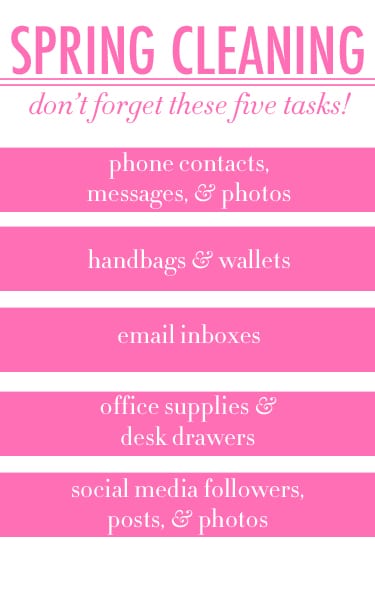 Bestreviews may receive a commission on any purchases made through the links in this story. Organize, please... Spring Cleaning Check List - The ...