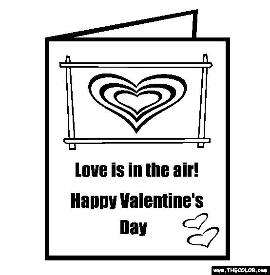 These free, printable valentine's day coloring pages are fun for kids! Valentine S Day Online Coloring Pages