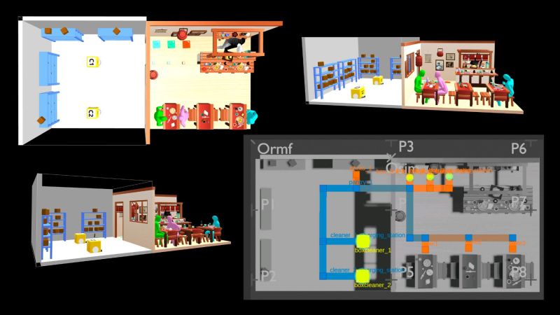 The Construct On Linkedin How To Program Multiple Robots With Open Rmf How To Manage Doors - 8K City Pictures for Desktop