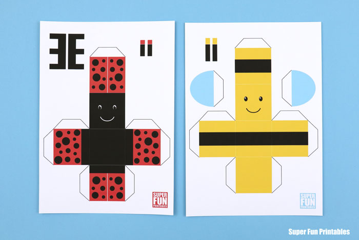 3d printing has evolved over time and revolutionized many businesses along the way. 3d Cube Bugs Paper Craft The Craft Train