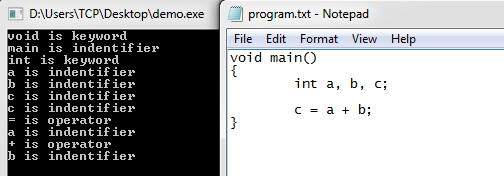 Implementation Of A Lexical Analyzer Using Lex With Output 11 program name is lexpl program to recognize a c program int COMMENT0.