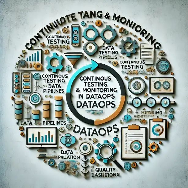 Implementing Dataops For Improved Data Security Dataops Redefined - Premium Colorful Illustration Gallery - 8K