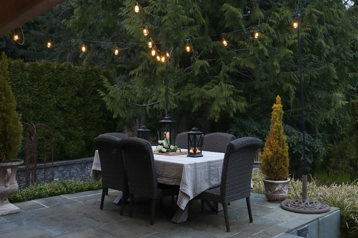 Super chic and totally functional backyard twinkle lights will ensure your party is not ending before daylight does. Make Your Backyard Special With Outdoor Lighting The Design Twins