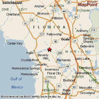 Map Of Dunnellon Fl Dunnellon 