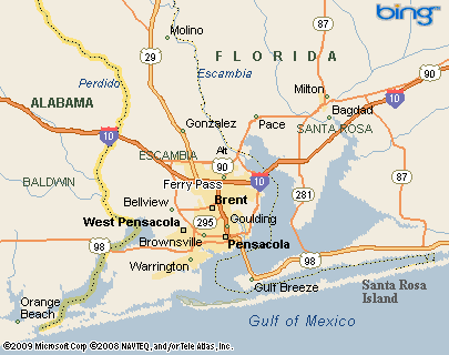 Where Is Ferry Pass Florida See Regional Map More Ferrypass 