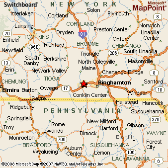 Where Is Endwell New York See Regional Map More Endwell 