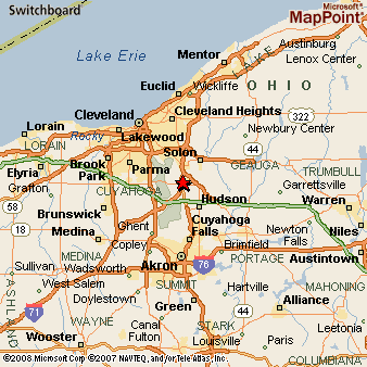Macedonia Ohio Area Map More Macedonia 