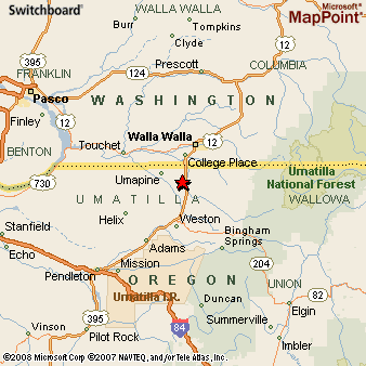 Where Is Milton Freewater Oregon See Regional Map More 