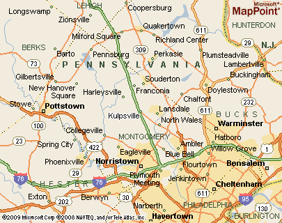 Where Is Kulpsville See Area Map More Kulpsville 