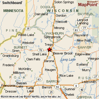 Where is spooner, wisconsin? see area map & more