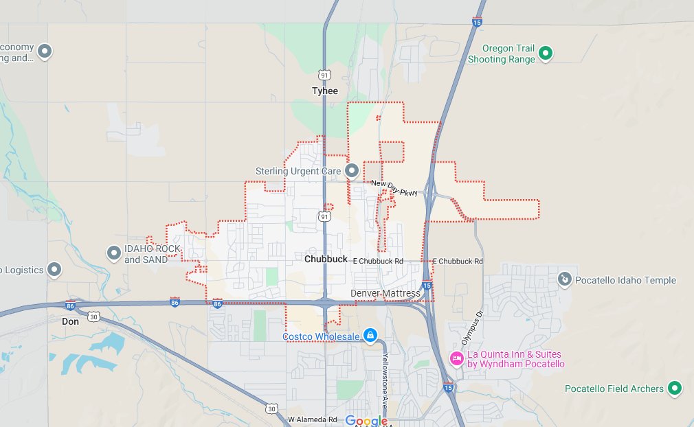 Finding Your Way Maps In Chubbuck Idaho Chubbuck 