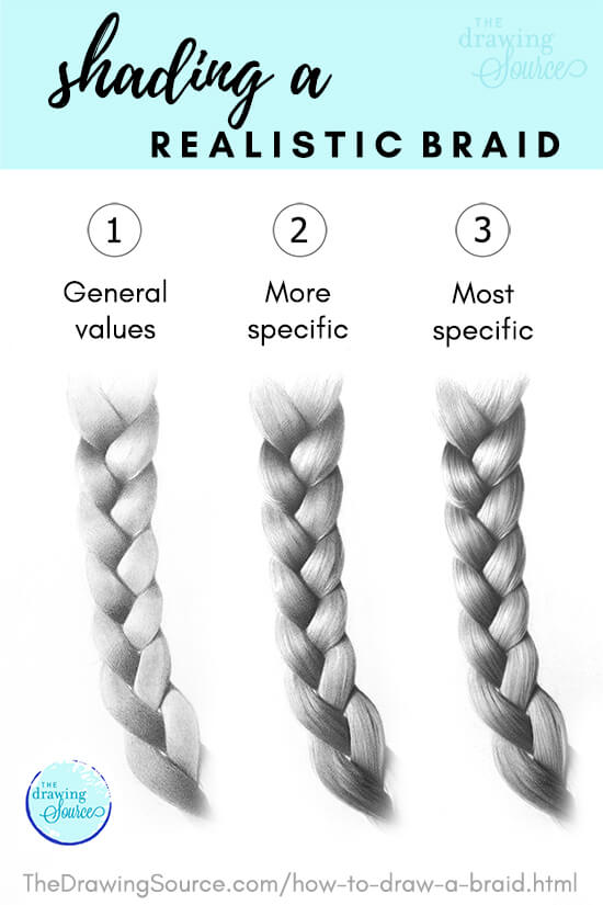 Buzzfeed staff *in this guy's case, a damn fine sweaty m. How To Draw A Braid Realistically Step By Step Tutorial