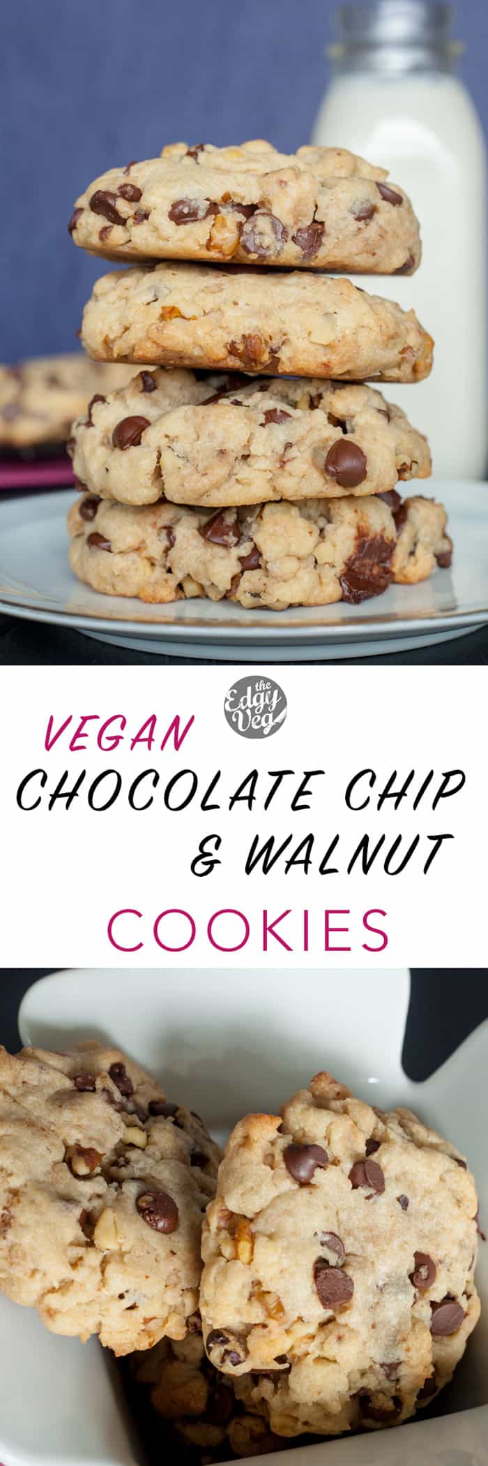 Trader joe's chewy chunky chocolate chip cookies with walnuts. Giant Salted Chocolate Chip Walnut Cookies The Edgy Veg