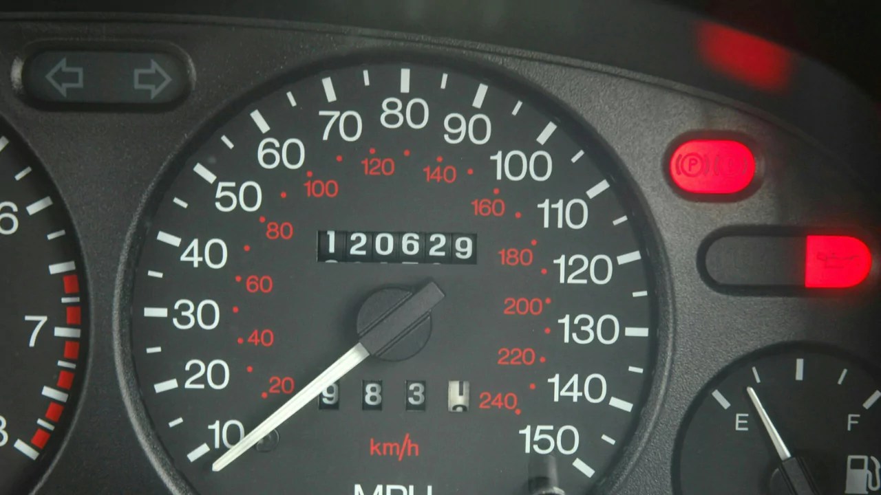 Odometer In A Car