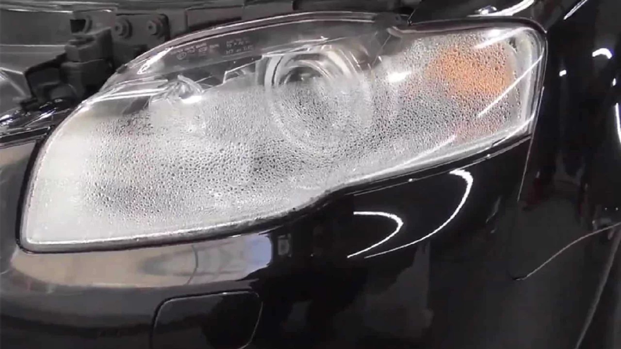 Remove And Prevent Moisture From Headlights