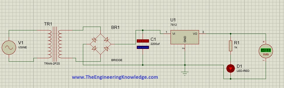How To Make Dc Power Supply Using Proteus The Engineering
