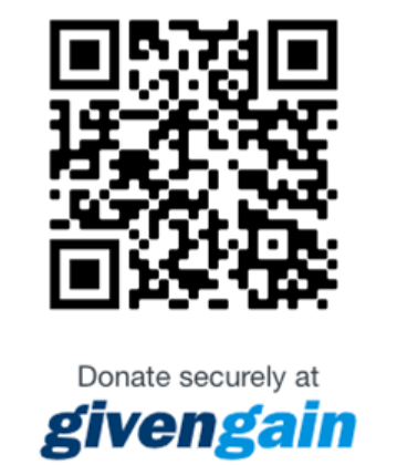 Givengain QRcode to donate