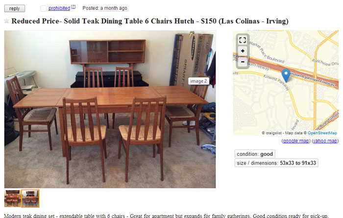 Used furniture store offering, bedroom furniture, living room furniture, dining room furniture and kitchen furniture at discount. Secrets Of A Craigslist Addict Buying On Craigslist The Gathered Home