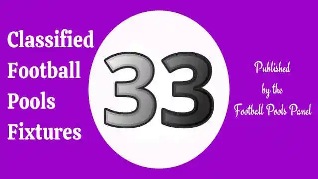 Week 33 Pool Fixtures And Result 2022 For Sat 19 February 2022