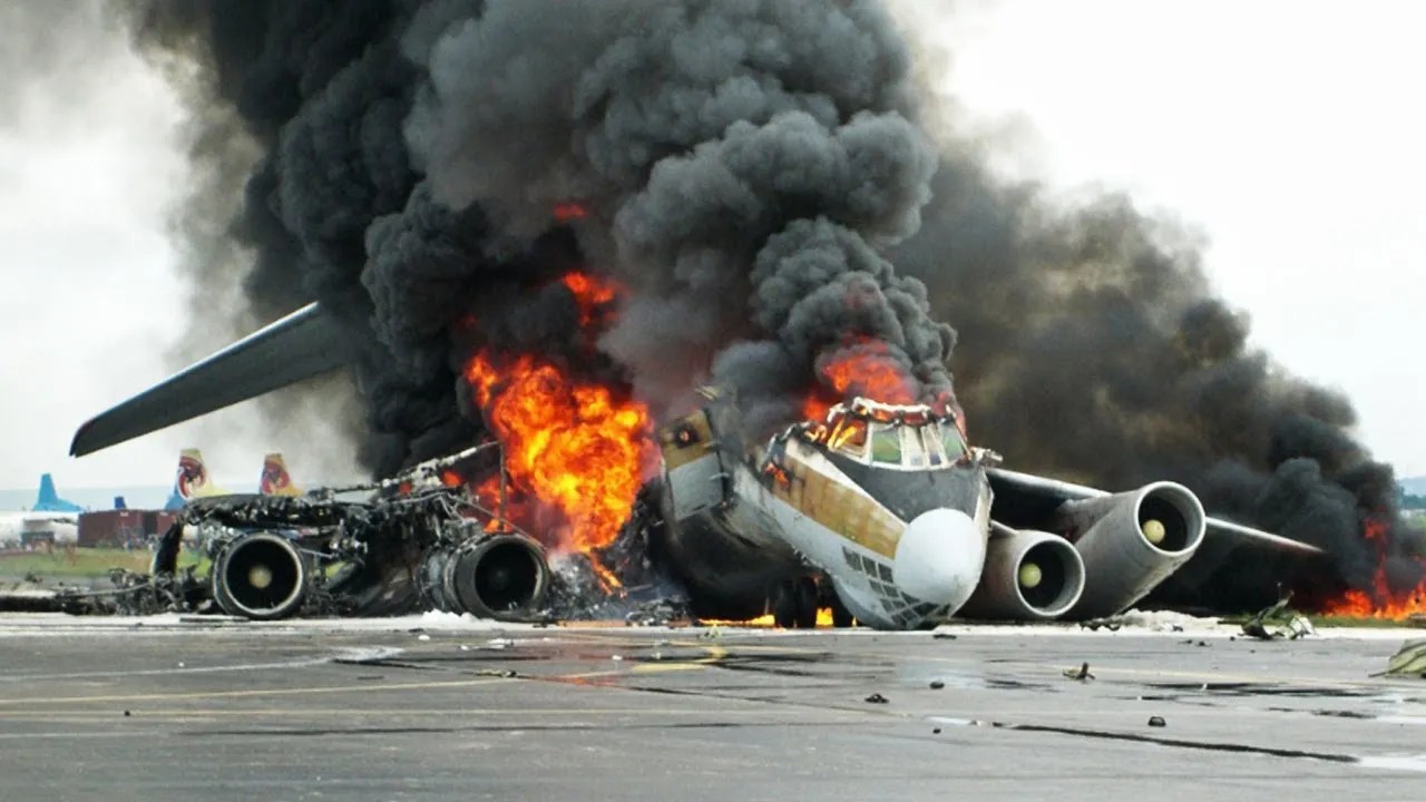 40 Feared Dead As Moment Plane Crashes