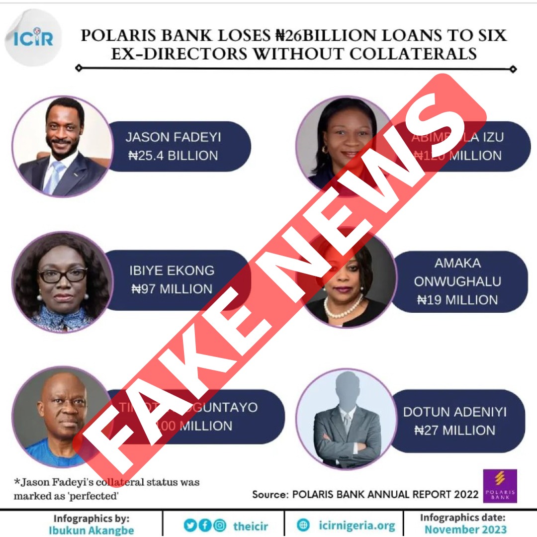 Polaris Bank Loses N26bn Loans