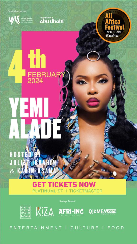 All Africa Festival (Aaf) In Abu Dhabi Yas Island’s Etihad Park This February