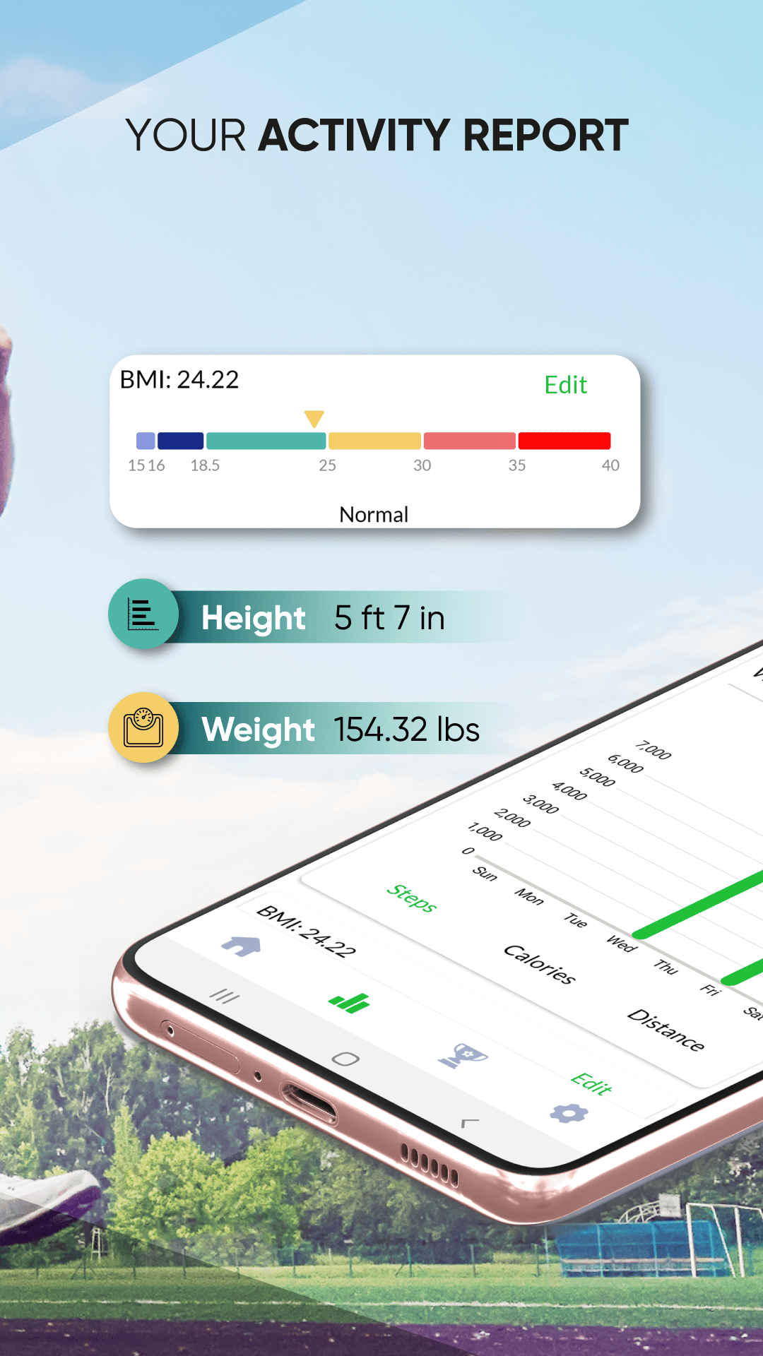 Pedometer Step Counter Map.