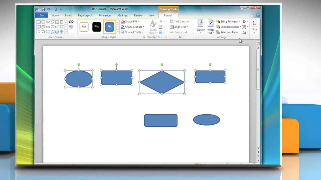 Create flow chart microsoft word