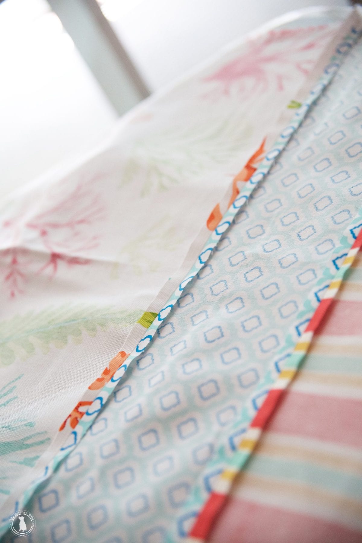 how to sew your own patchwork table runner The Handmade Home