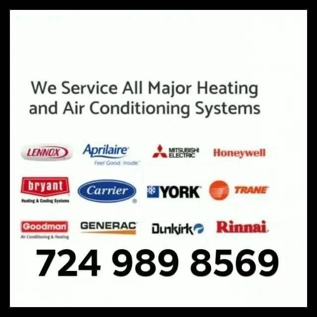 Services 34 we service all major heating and air conditioning systems