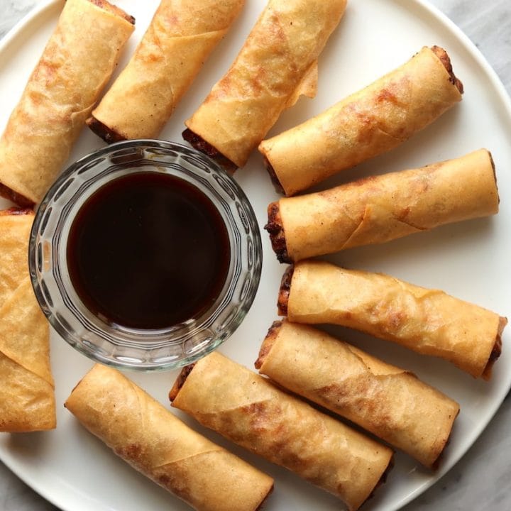 Mix all ingredients except egg roll wraps together. Pork And Cabbage Spring Rolls The Hungry Hutch
