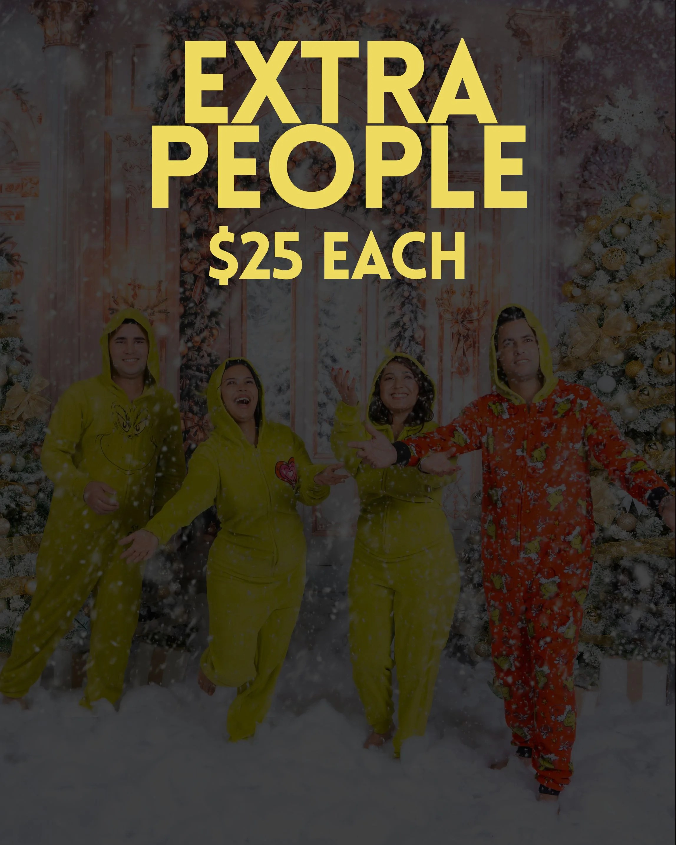 ADD EXTRA PEOPLE - CHRISTMAS SESSIONS
