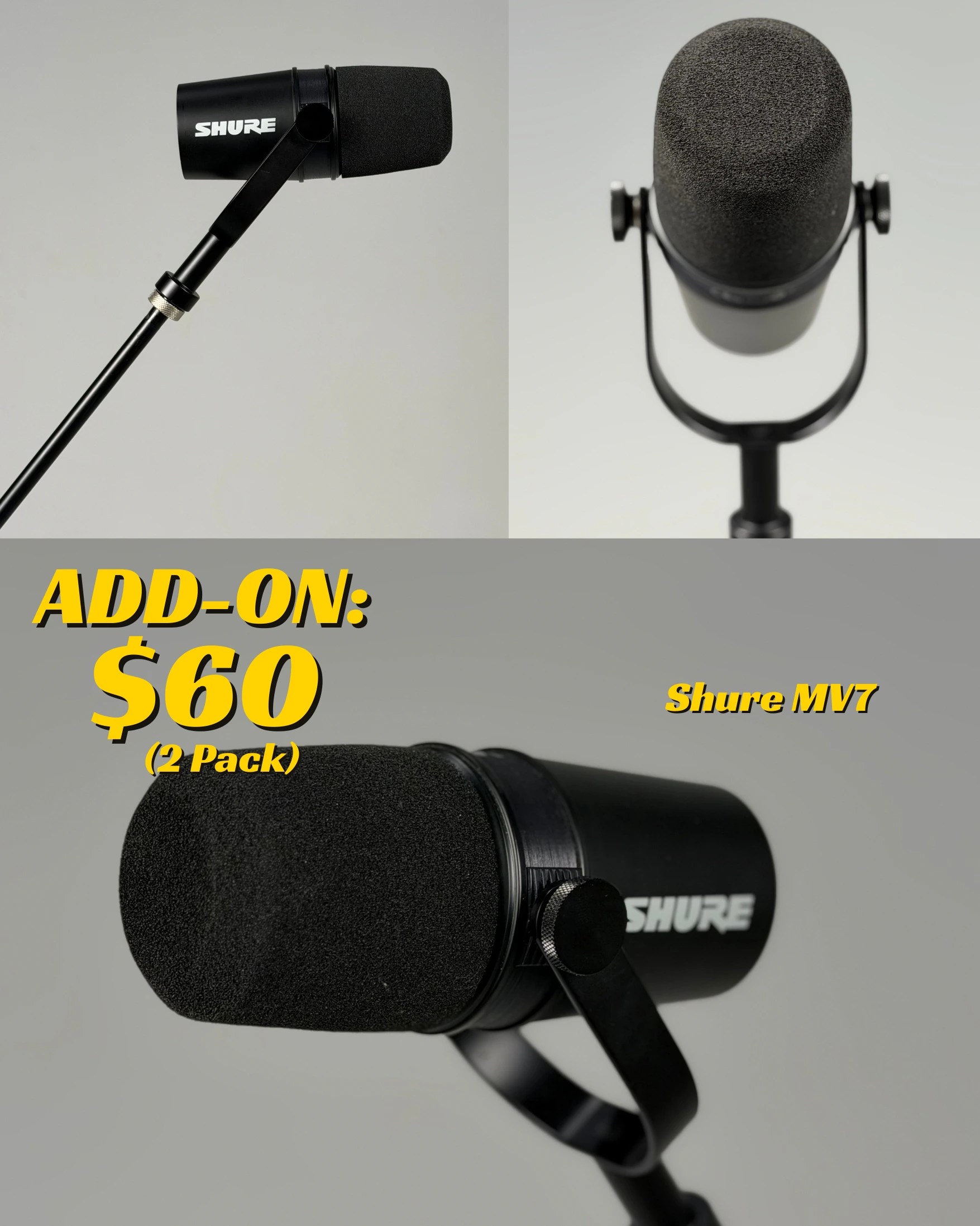 Shure MV7 (2 Pack)