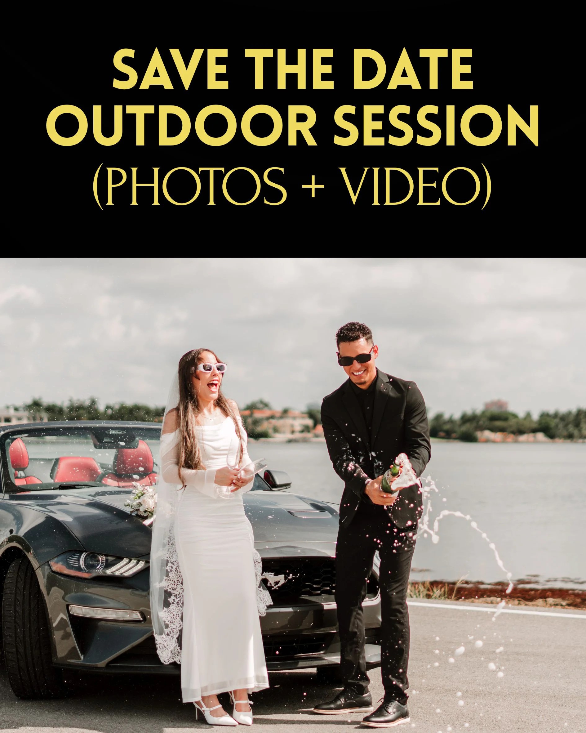 SAVE THE DATE SESSION (IN OUTDOOR) (PHOTOS & VIDEO)