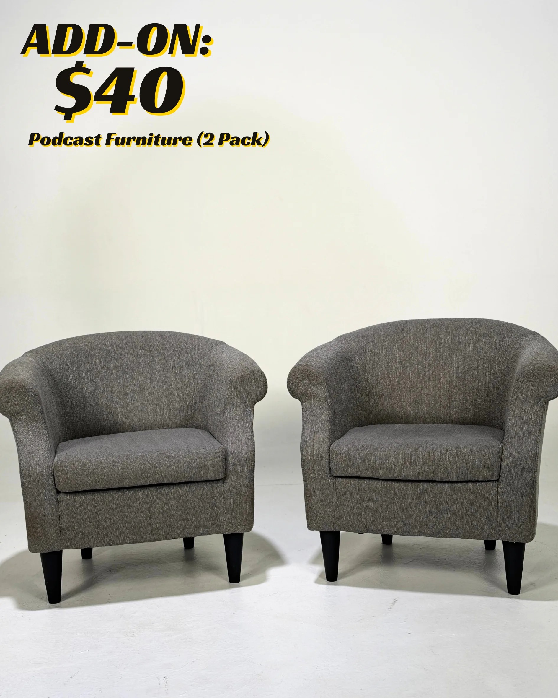 Podcast Furniture (2 Pack)