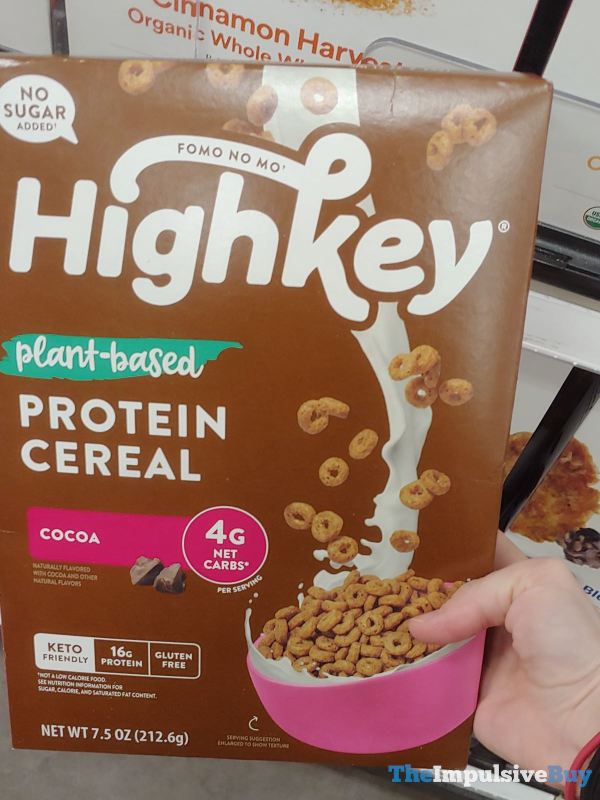Highkey Cocoa Plant Based Protein Cereal