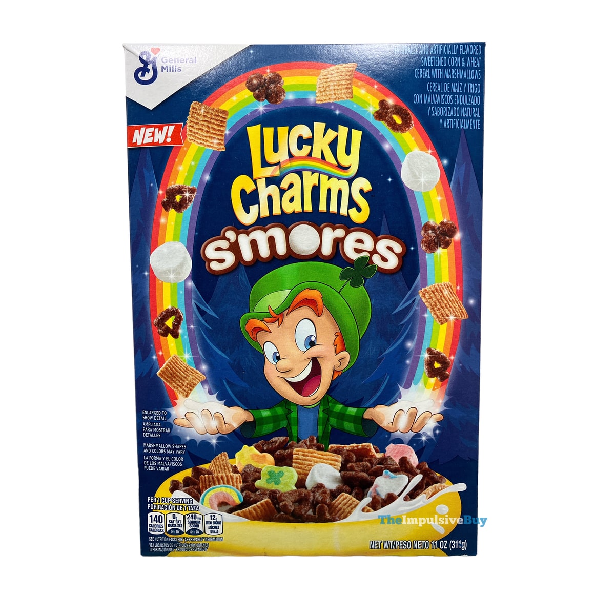 Lucky Charms Berry Swirl Kids Breakfast Cereal with Marshmallows