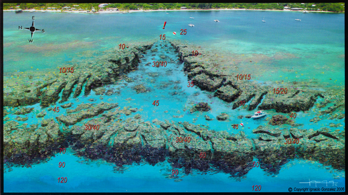 Blue Channel Top Scuba Dive Sites in Roatan