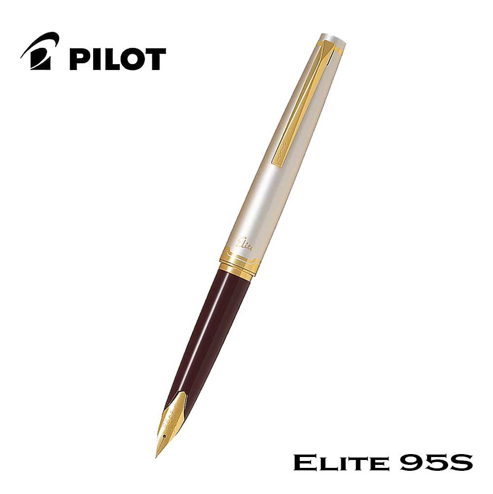 [PILOT] Elite 95S エリート95S 14Ｋ Mニブ Pilot Namiki Elite 95S Fountain Pen [Black/Deep Red] Nib[EF