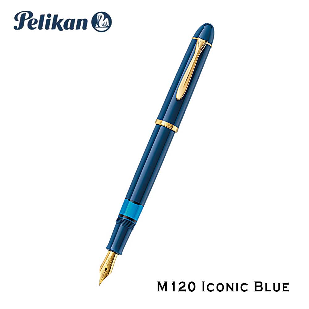 Pelikan M120 Blue Fountain Available from TheInkFlow.com