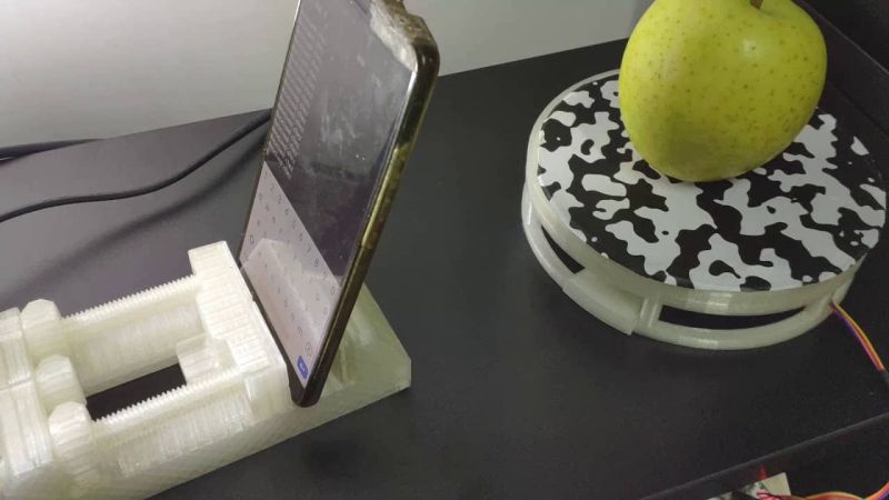 Project Automated 3d Scanner Based On Arduino And Python - Dark Texture Collection - Desktop Quality