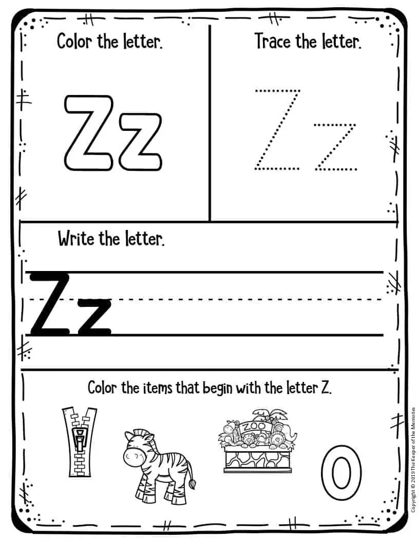 preschool worksheets my first alphabet learning notebook zz the