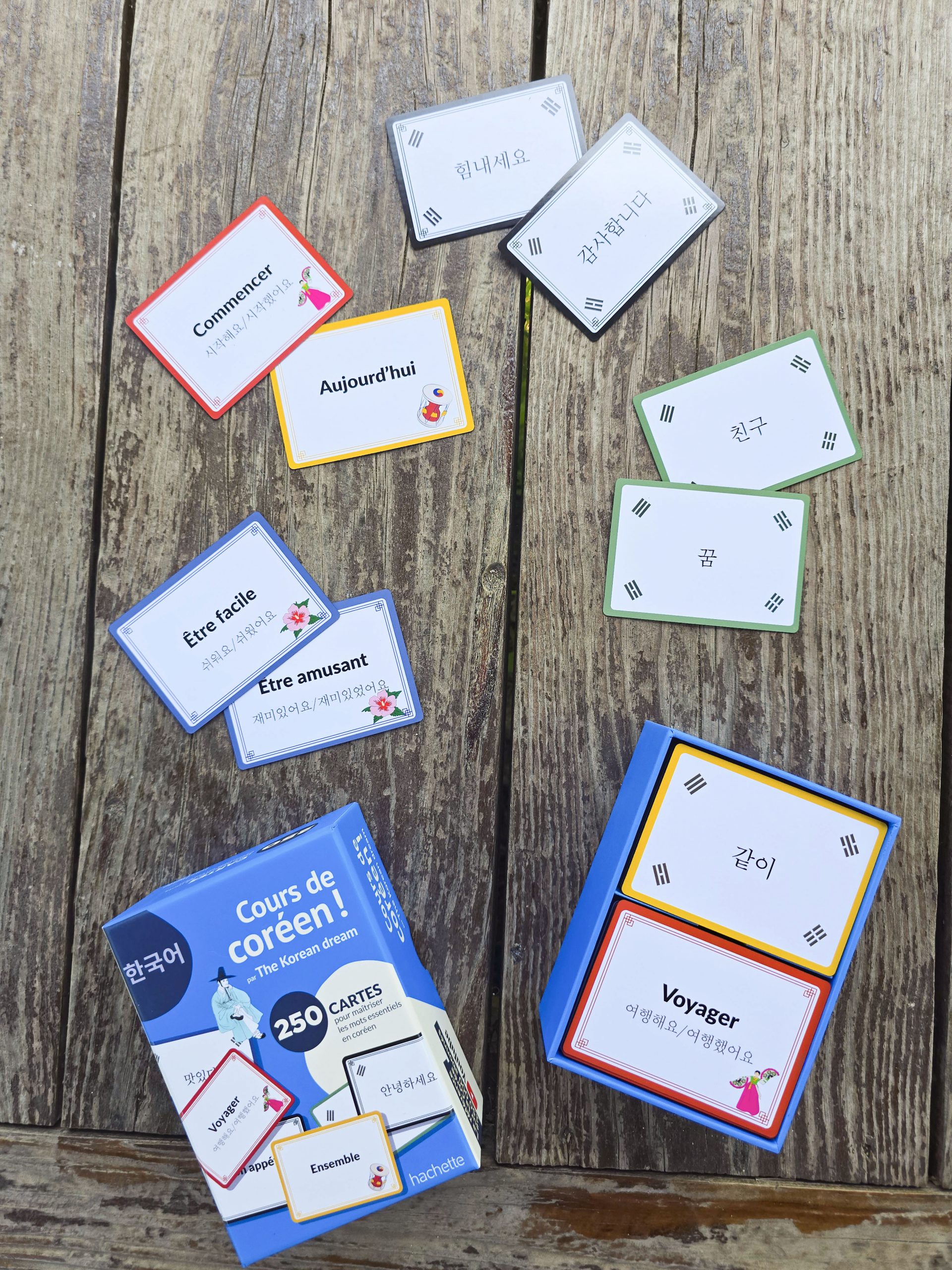 Cours de coréen ! 250 flash cartes pour maîtriser les mots essentiels en coréen