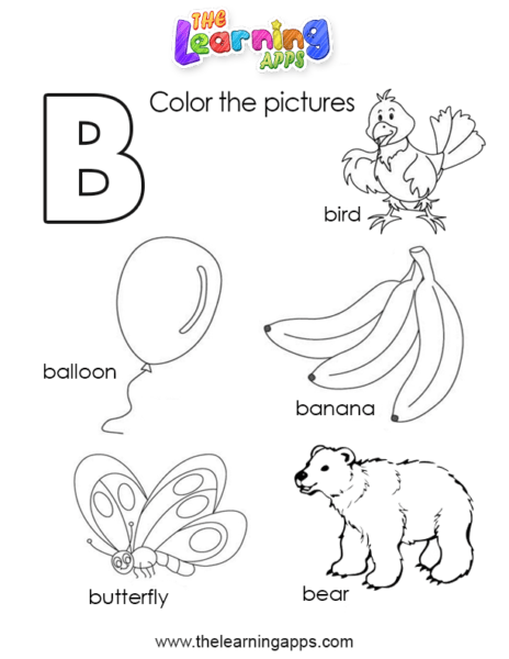 download our free printable letter b worksheet 01 for kids