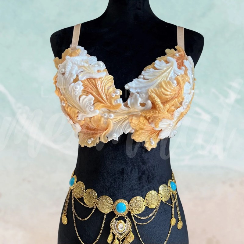 Custom Made Mermaid Bras Personal Design Tons Of Detailing Made To - Light Photos - Elegant HD Collection