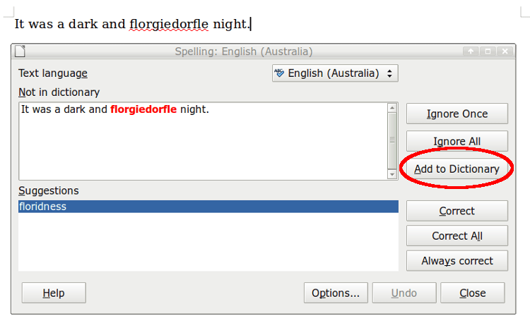 How to build and edit libreoffice dictionaries