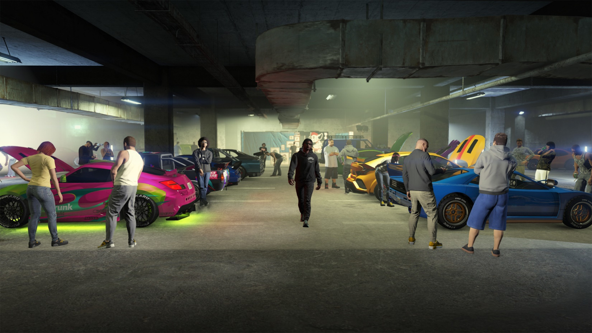 GTA 5 Car Meets Los Santos Tuners Event Gta 5 Ls Car Meet 