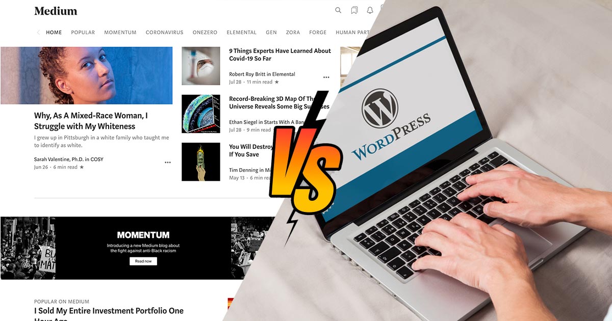 Medium is a fully hosted platform, which means you don't need to worry about the software. Medium vs WordPress: Which Is Best for Your Business? | The Lorem Ipsum Company