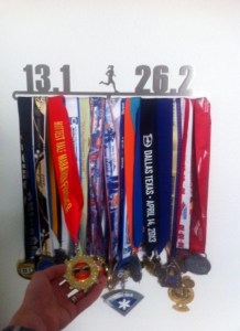 adding 20th half marathon medal